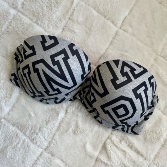 Victoria's Secret PINK | Logo Wear Everywhere Multi-Way Push-up Bra | Size 34D - Picture 2 of 13